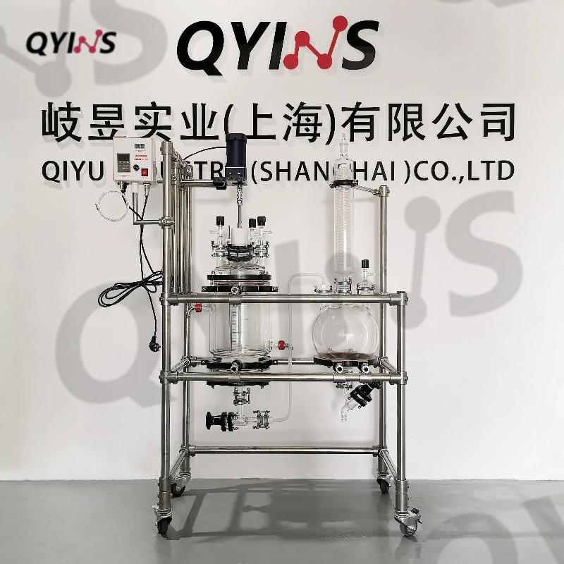 反应收集一体10L玻璃固相反应釜